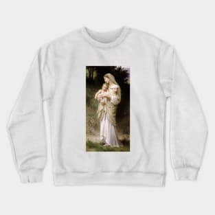 Innocence by Bouguereau Crewneck Sweatshirt